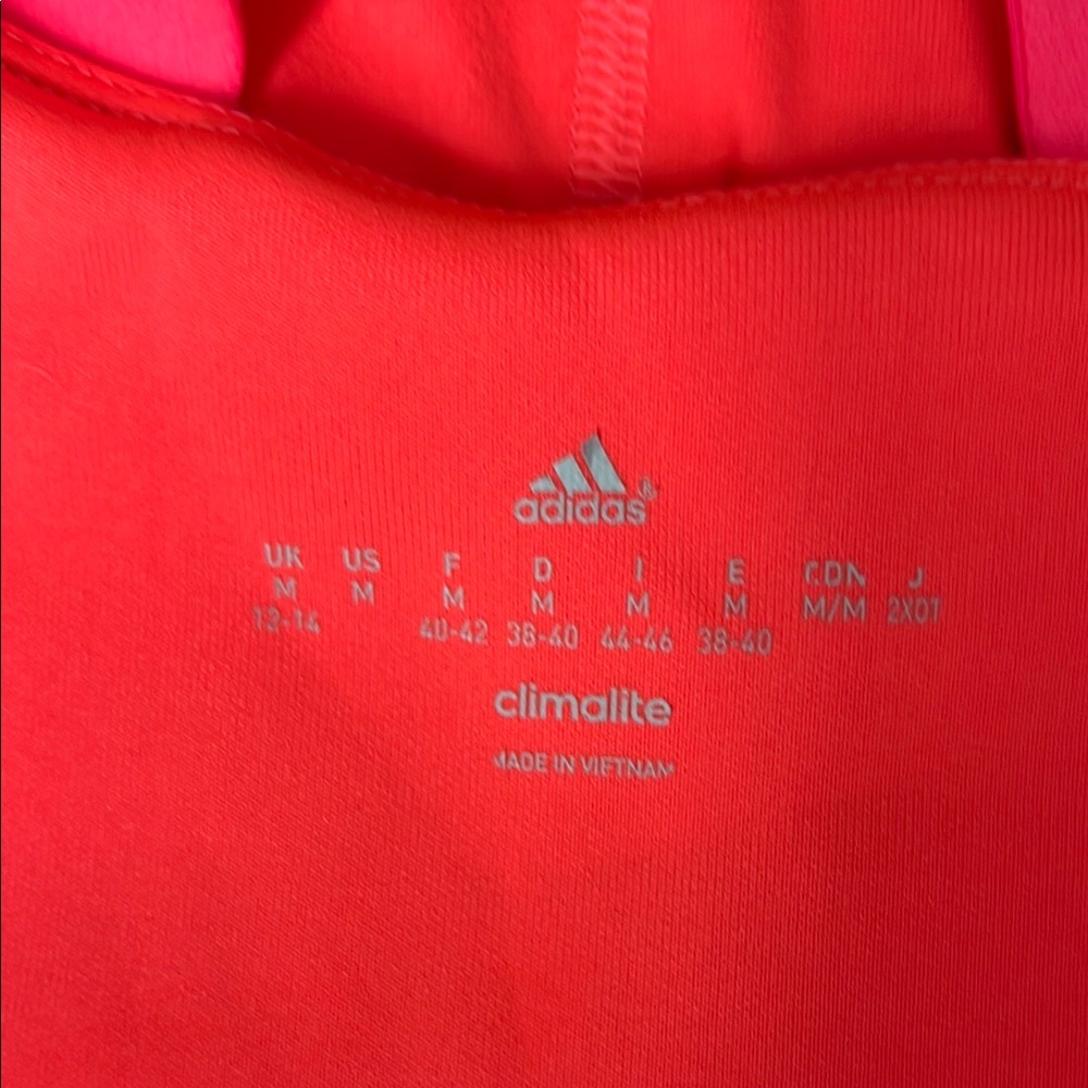 EUC Adidas Pink Climalite Sports Bra Medium - Picture 8 of 11
